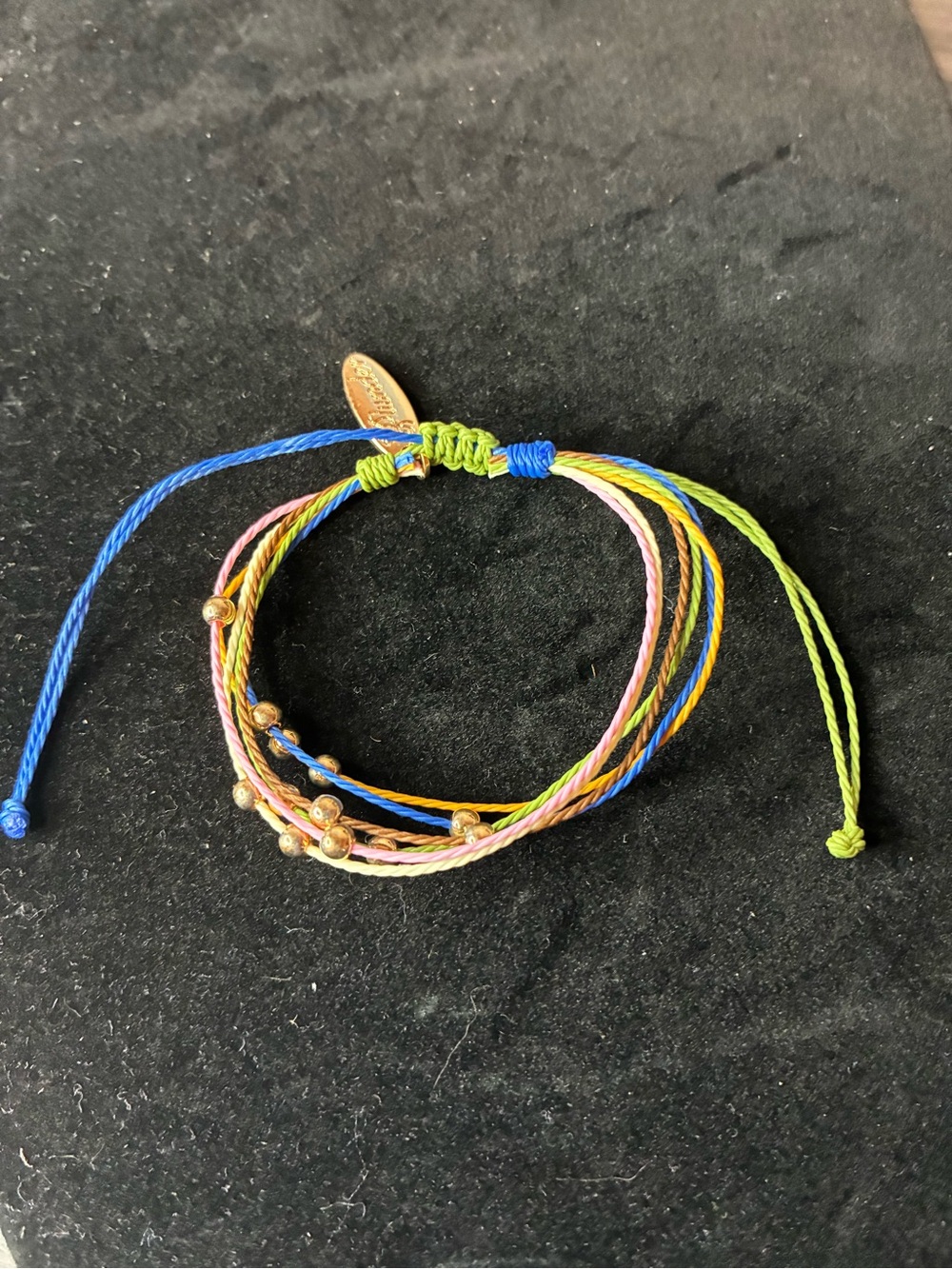 Plunder New Multi-Color Adjustable Bracelet Friendship Bracelet With Beads - Picture 2 of 6